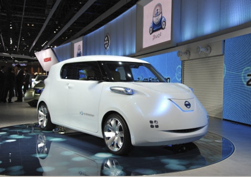 <em>Diseño típicamente japonés el que se pudo observar en este Nissan Townpod conceptual. Foto: Tokyo Motor Show.</em>