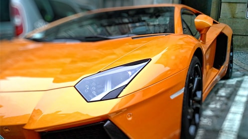 Lamborghini naranja