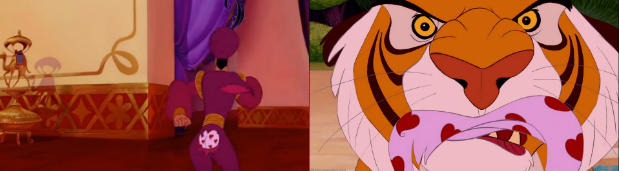 Error película Aladdin: tigre