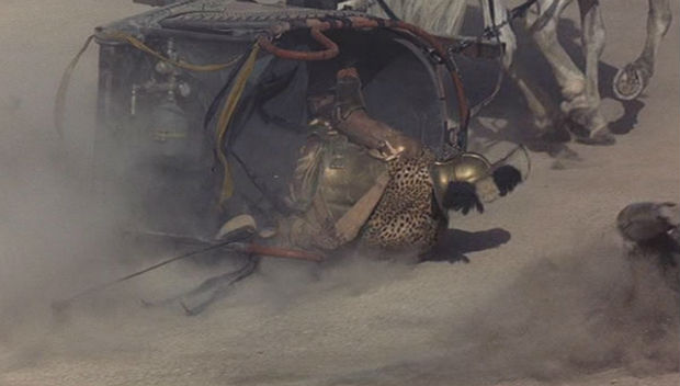 errores películas: bombona gas Gladiator